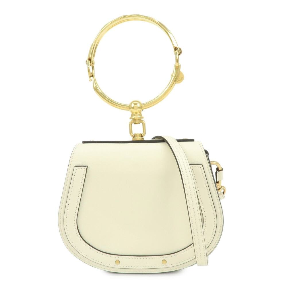 Chloe Nile Bracelet Calfskin Crossbody Bag Beige